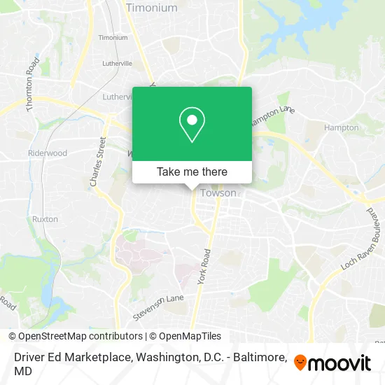 Driver Ed Marketplace map