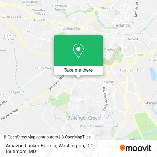 Amazon Locker-Bortola map