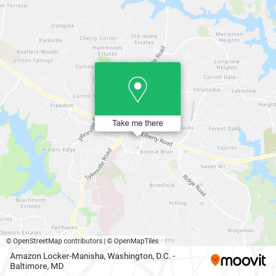 Amazon Locker-Manisha map