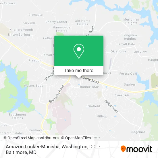 Amazon Locker-Manisha map