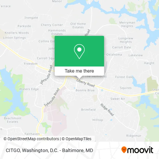 CITGO map