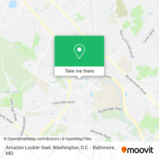 Amazon Locker-Sael map