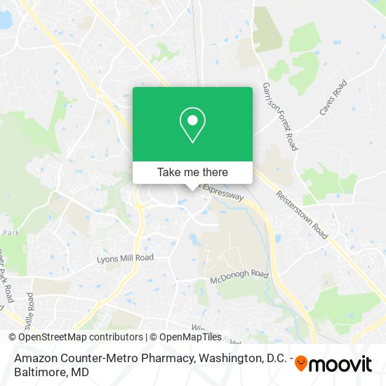 Amazon Counter-Metro Pharmacy map