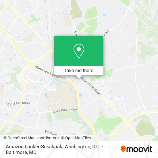 Amazon Locker-Sukakpak map