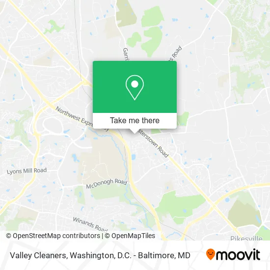 Mapa de Valley Cleaners