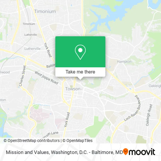 Mission and Values map