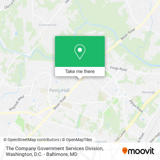 The Company Government Services Division map