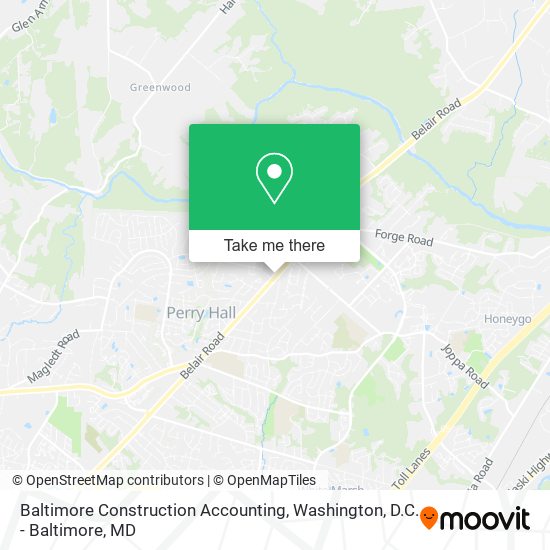 Mapa de Baltimore Construction Accounting