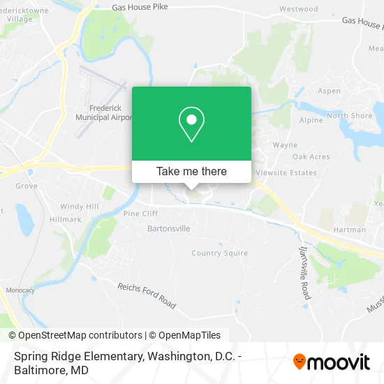 Spring Ridge Elementary map