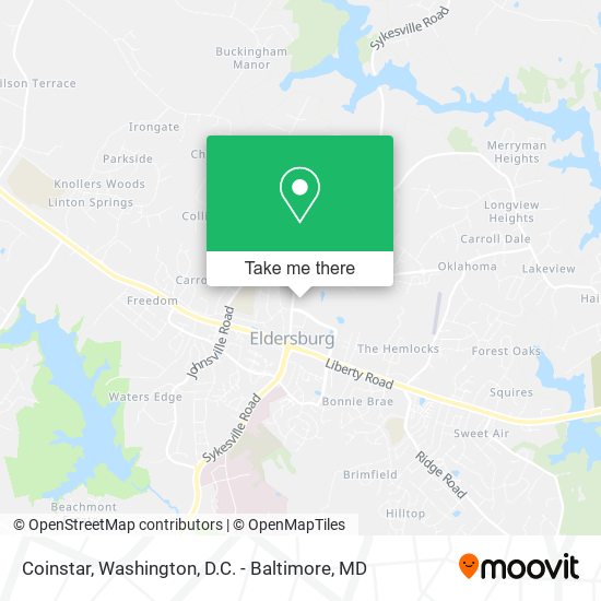 Coinstar map