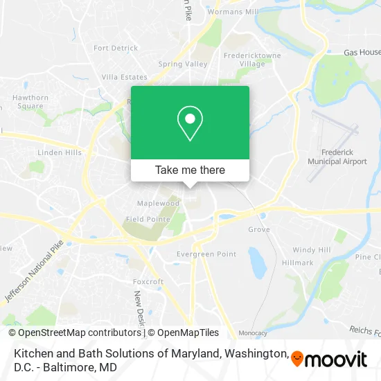 Mapa de Kitchen and Bath Solutions of Maryland
