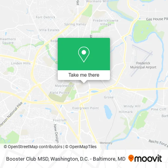 Booster Club MSD map