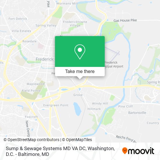 Mapa de Sump & Sewage Systems MD VA DC