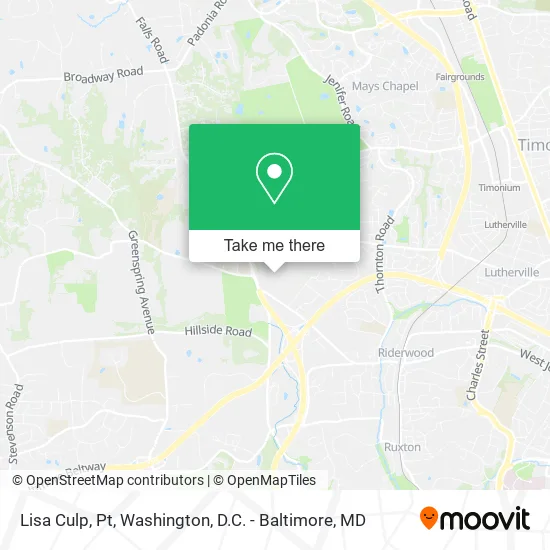 Lisa Culp, Pt map