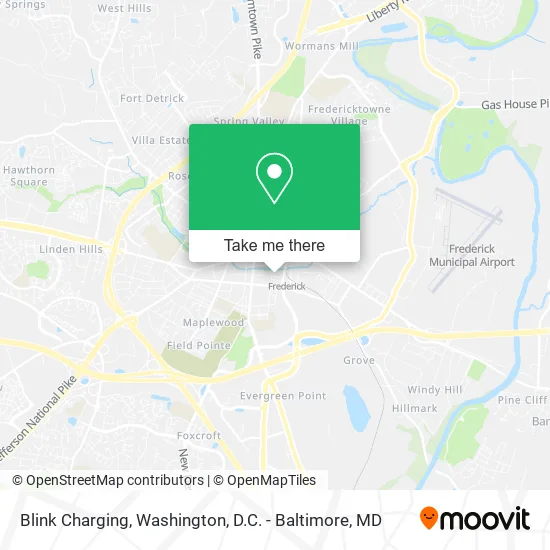 Blink Charging map