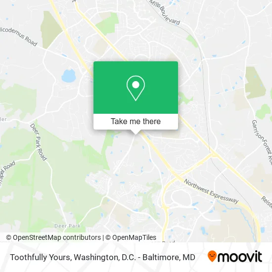 Toothfully Yours map