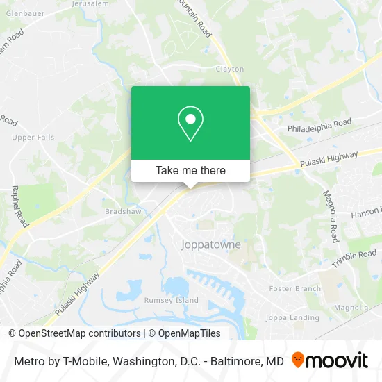Metro by T-Mobile map