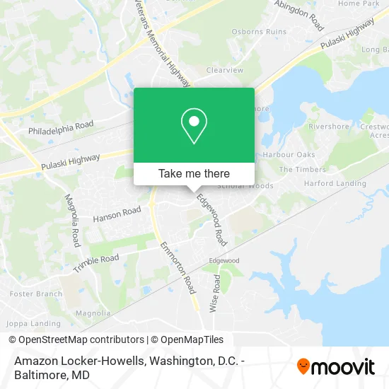 Amazon Locker-Howells map