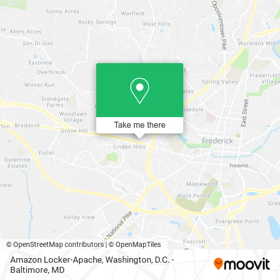 Mapa de Amazon Locker-Apache