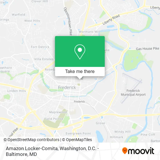 Mapa de Amazon Locker-Comita