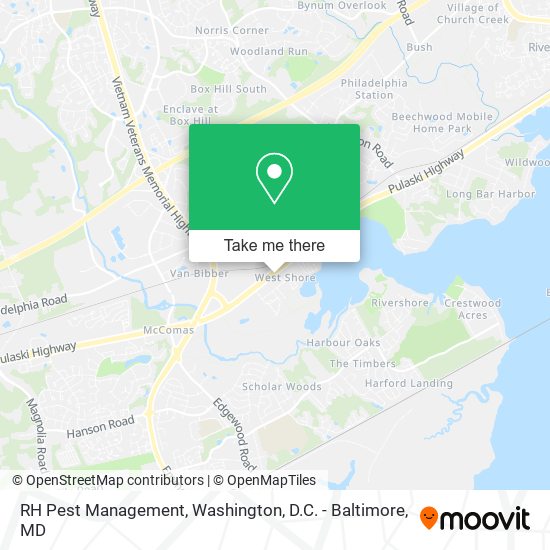 RH Pest Management map