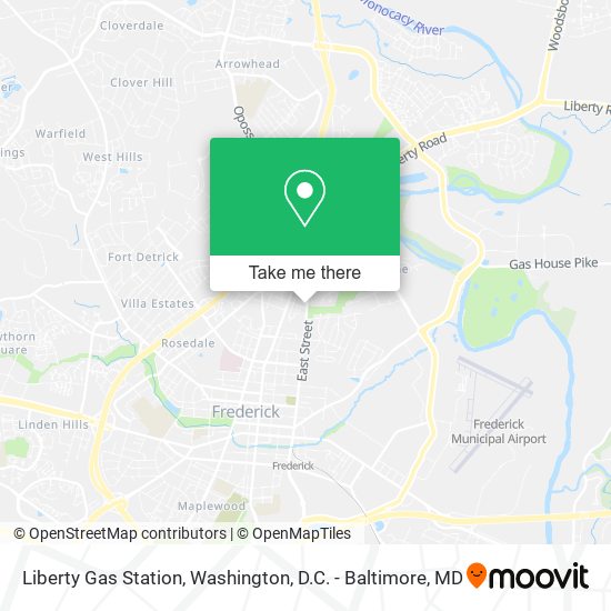 Mapa de Liberty Gas Station