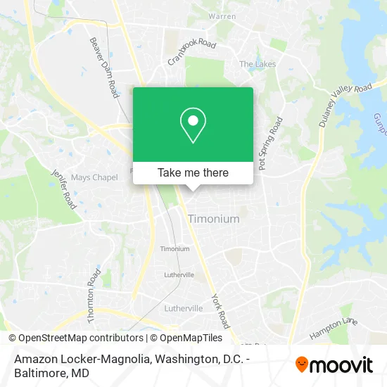 Amazon Locker-Magnolia map
