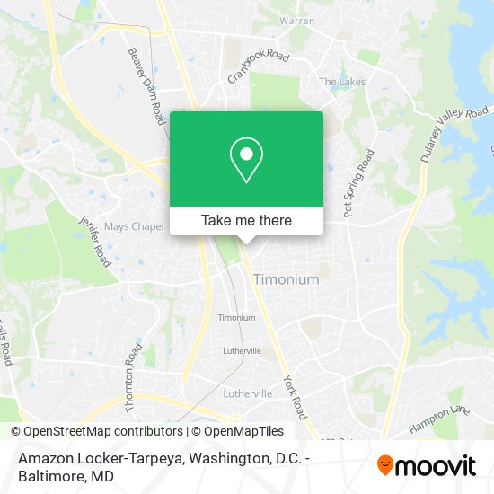 Amazon Locker-Tarpeya map