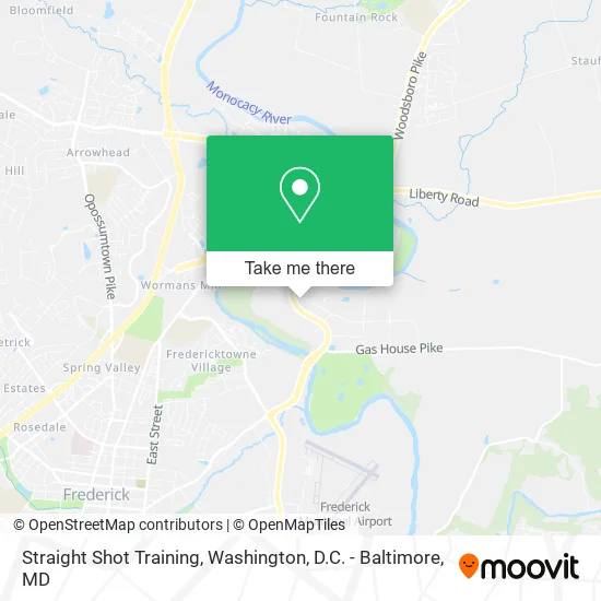 Straight Shot Training map