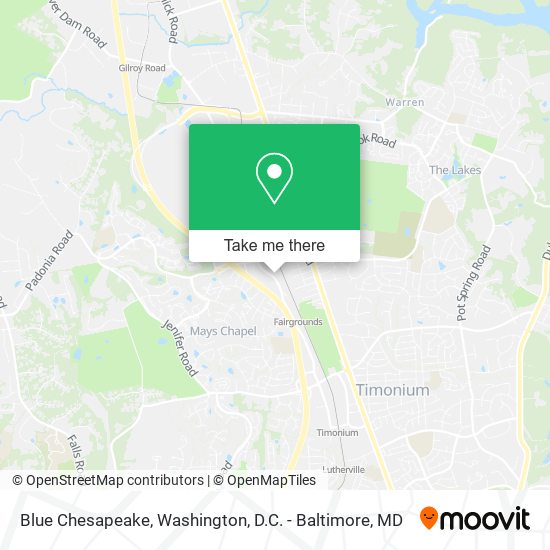 Blue Chesapeake map