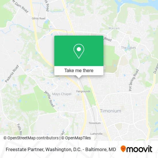 Freestate Partner map