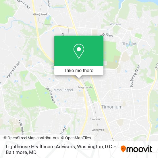 Lighthouse Healthcare Advisors map