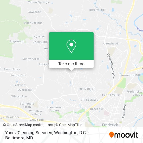 Yanez Cleaning Services map