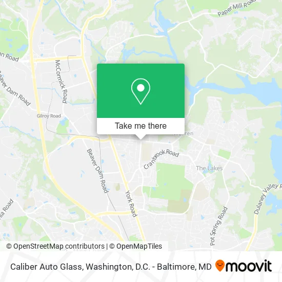 Caliber Auto Glass map
