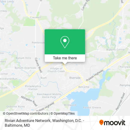 Rivian Adventure Network map