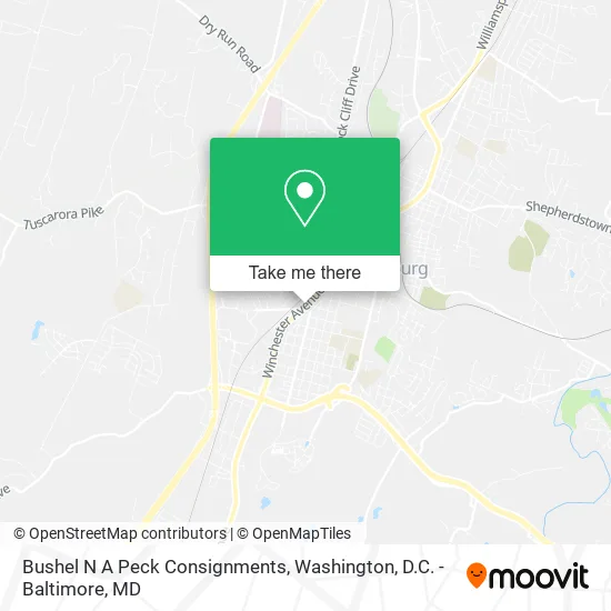 Bushel N A Peck Consignments map