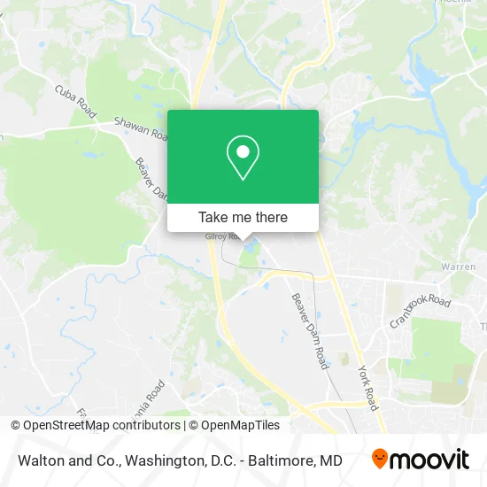 Walton and Co. map