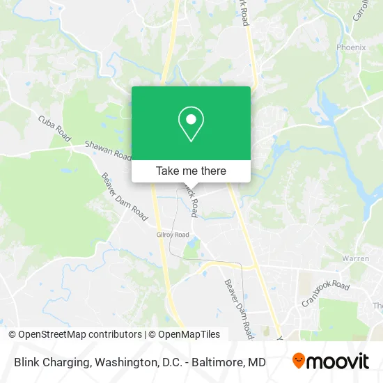 Blink Charging map