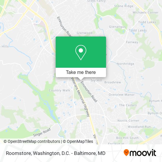 Mapa de Roomstore