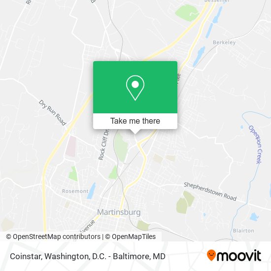 Coinstar map