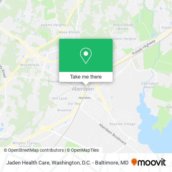 Jaden Health Care map