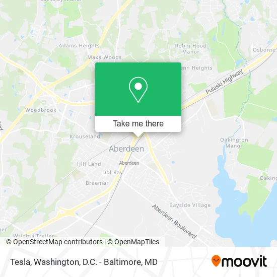 Tesla map
