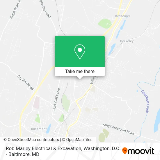 Rob Marley Electrical & Excavation map