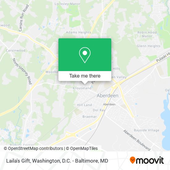 Laila's Gift map