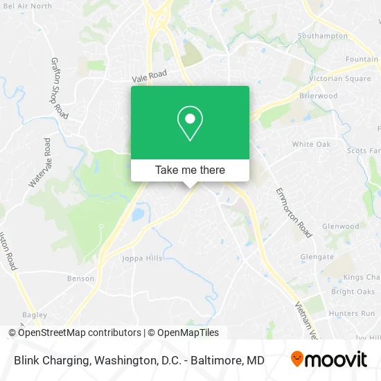Blink Charging map