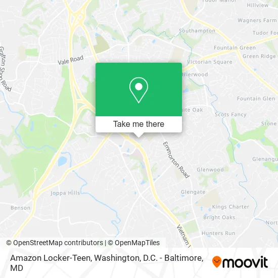 Amazon Locker-Teen map