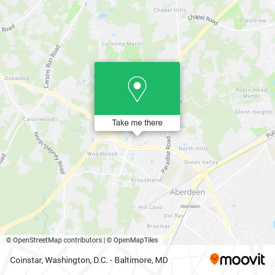 Coinstar map