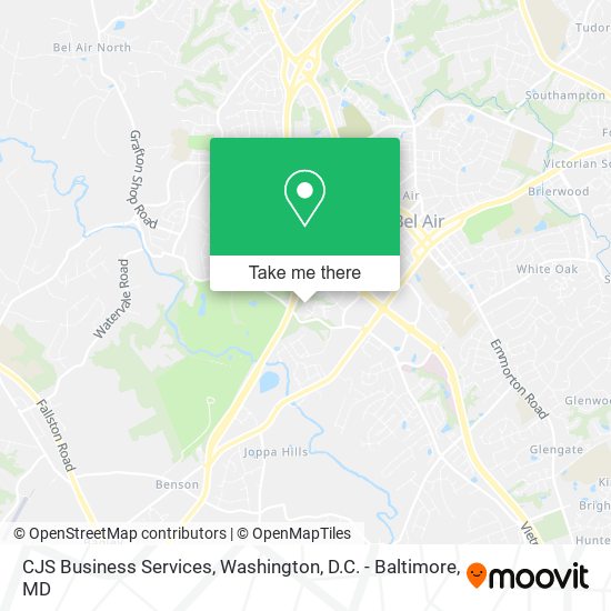 CJS Business Services map