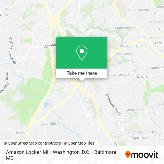 Amazon Locker-Mili map