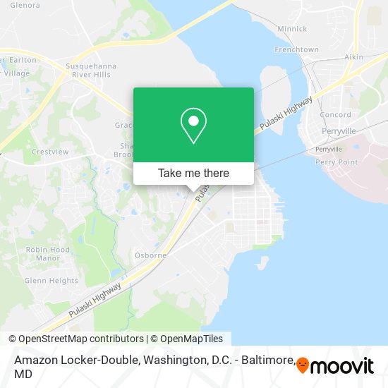 Mapa de Amazon Locker-Double